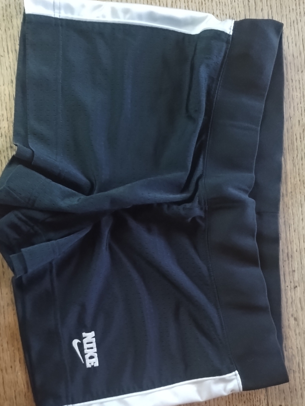 Nike Black Shorts with White Trim for Women
